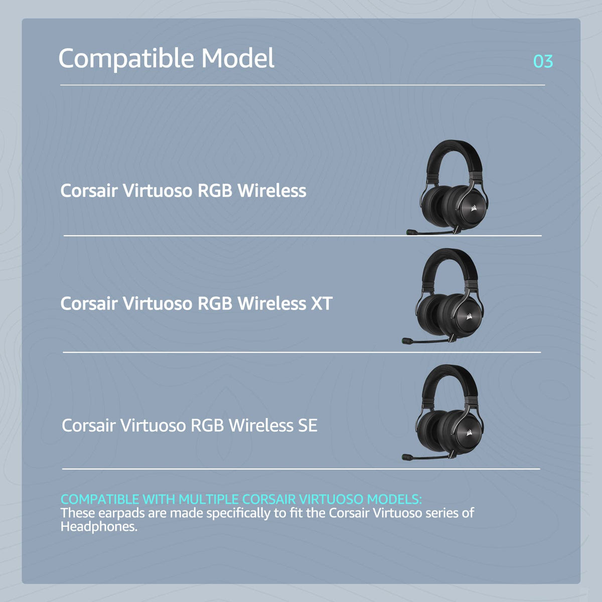 Wzsipod secure-fit ear pads stay in place during extended gaming