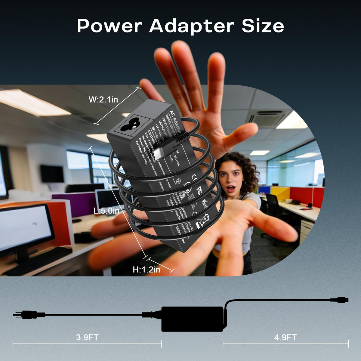 WZXHU 100W USB-C charger heat dissipation system for safe operation