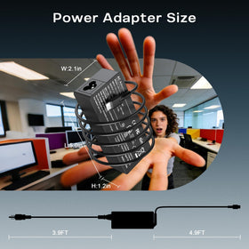 WZXHU 100W USB-C charger heat dissipation system for safe operation