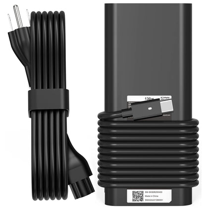 WZXHU front view of 130W USB-C adapter showing compact design and reliable power