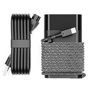 WZXHU Slim 65W USB-C Laptop Charger on desk enabling quick, versatile charging