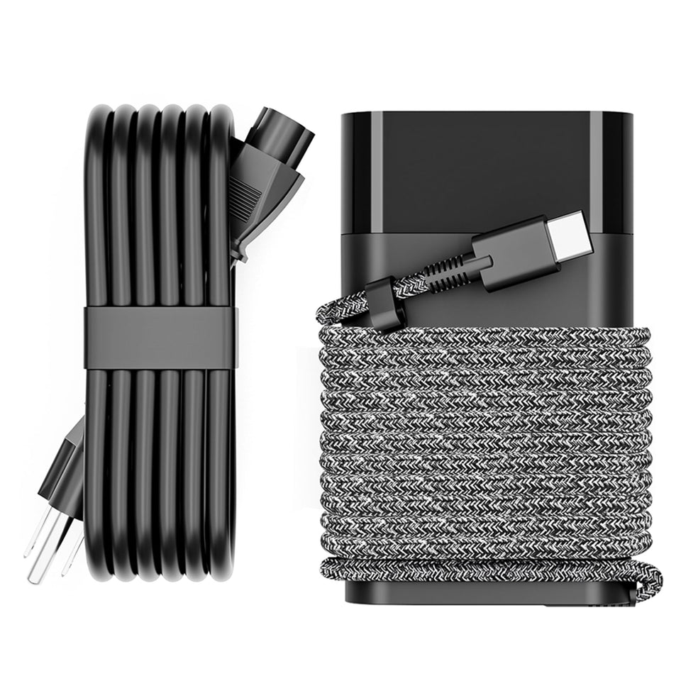 WZXHU Slim 65W USB-C Laptop Charger on desk enabling quick, versatile charging
