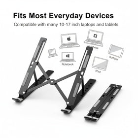 WZZHHJ foldable laptop stand in dorm room for student study