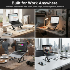 WZZHHJ foldable laptop stand home office versatile for study and work.