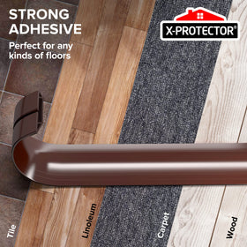 X-Protector in an office setting showing tidy cables and reduced trip risk