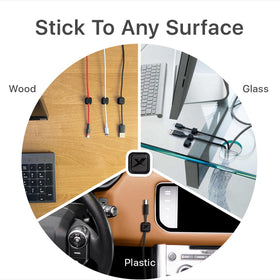 X-Protector magnetic cable clip grips up to 5 mm cables on metal surfaces.