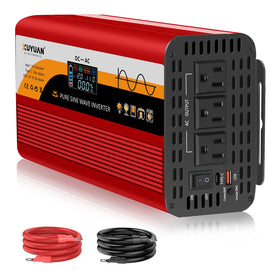 X XU YUAN 1500W pure sine wave inverter front view for RV and home use