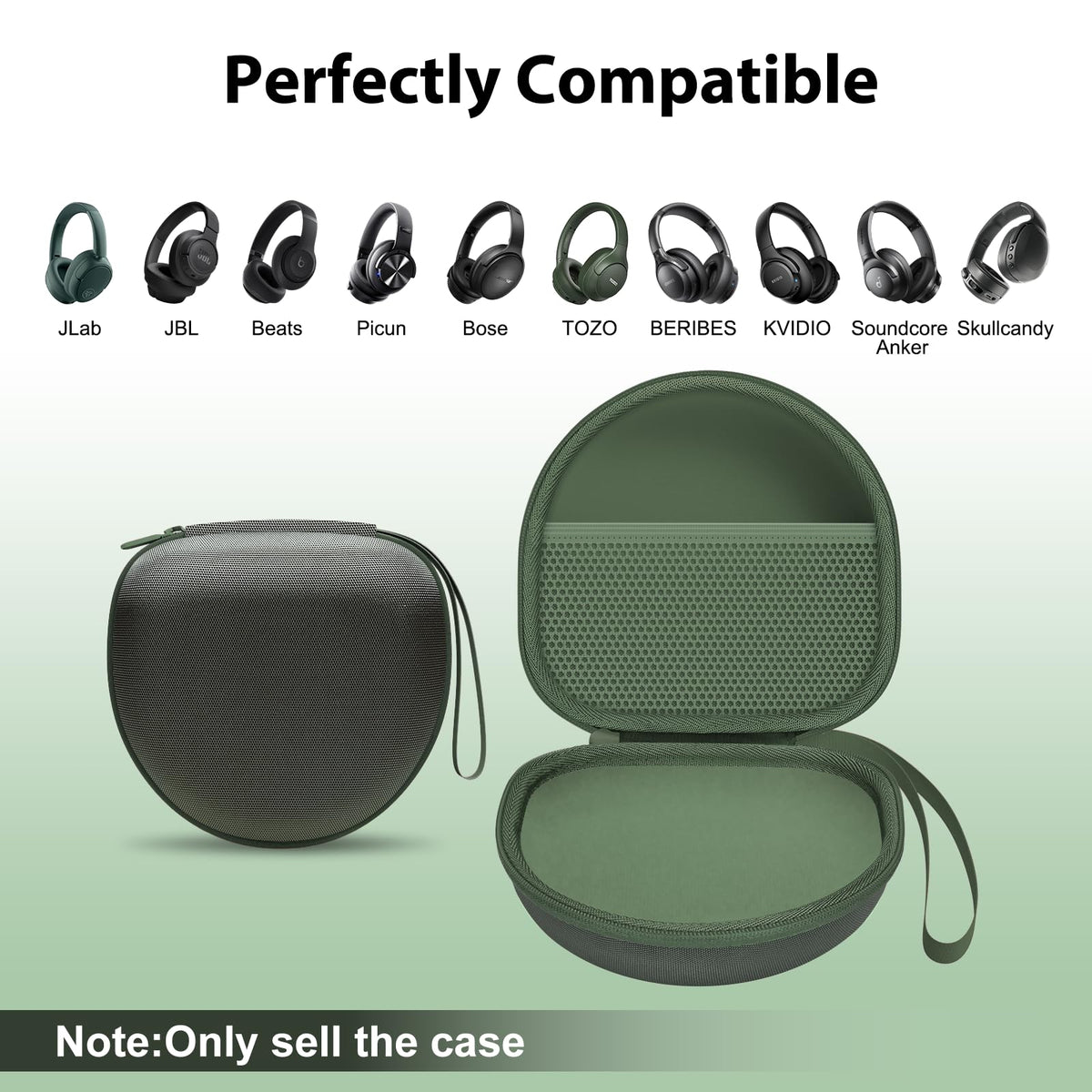XANAD headphone case compatible with JLab and Beats models for safe transport
