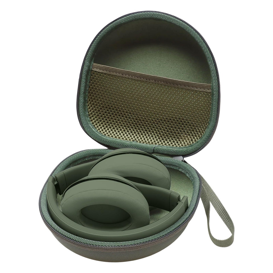 XANAD dark green headphone case with rugged protection and soft-touch finish