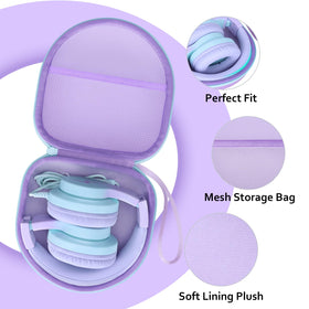 XANAD JLab Tune 510BT case keeps cables neatly organized during travel.