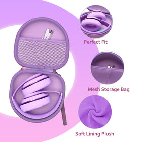 XANAD headphone case closeup on oxford material emphasizes rugged protection.