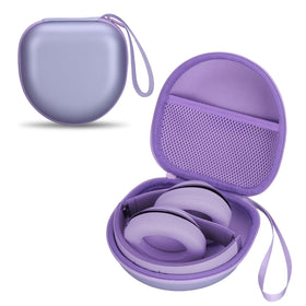 XANAD Pearl Purple headphone case protecting BERIBES headphones on the go.