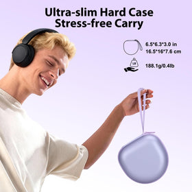 XANAD Pearl Purple case secures JBL Tune headphones in transit.