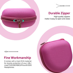 XANAD Rose case zip opening shown for quick access.