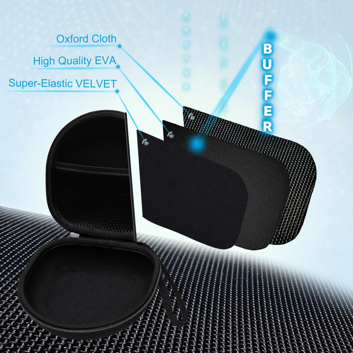 XANAD durable zip provides smooth opening and closing during busy days.