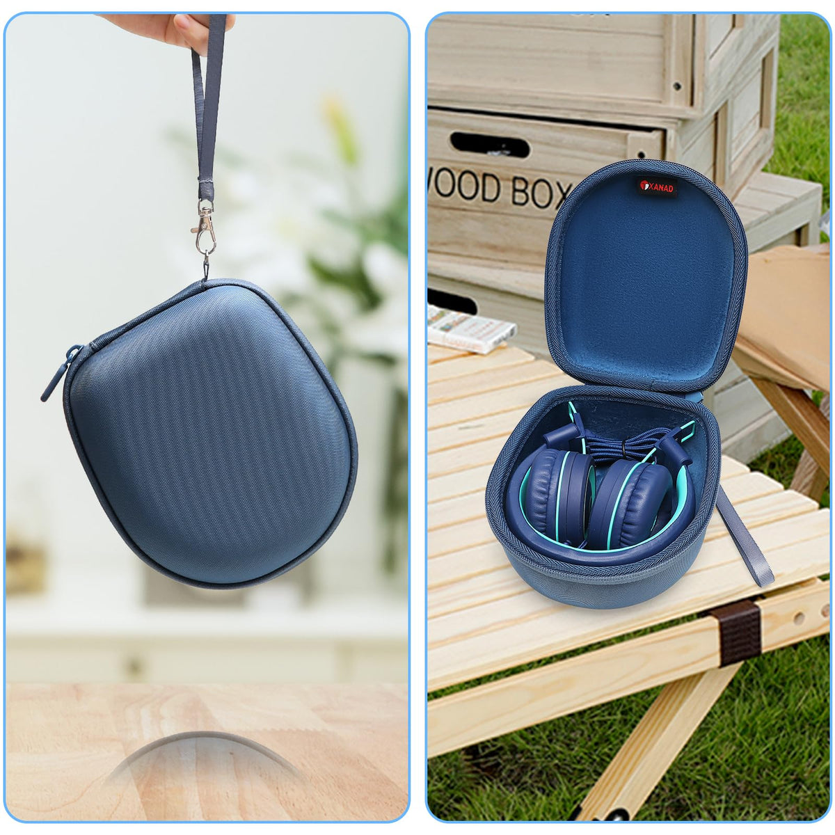 XANAD Kids Headphones Case lightweight 152g for easy carry