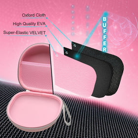 XANAD Kids Headphones Case Pink compact design fits backpacks