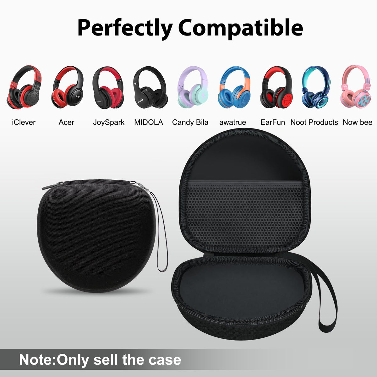 XANAD case protects headphones from bumps and dust during travel.