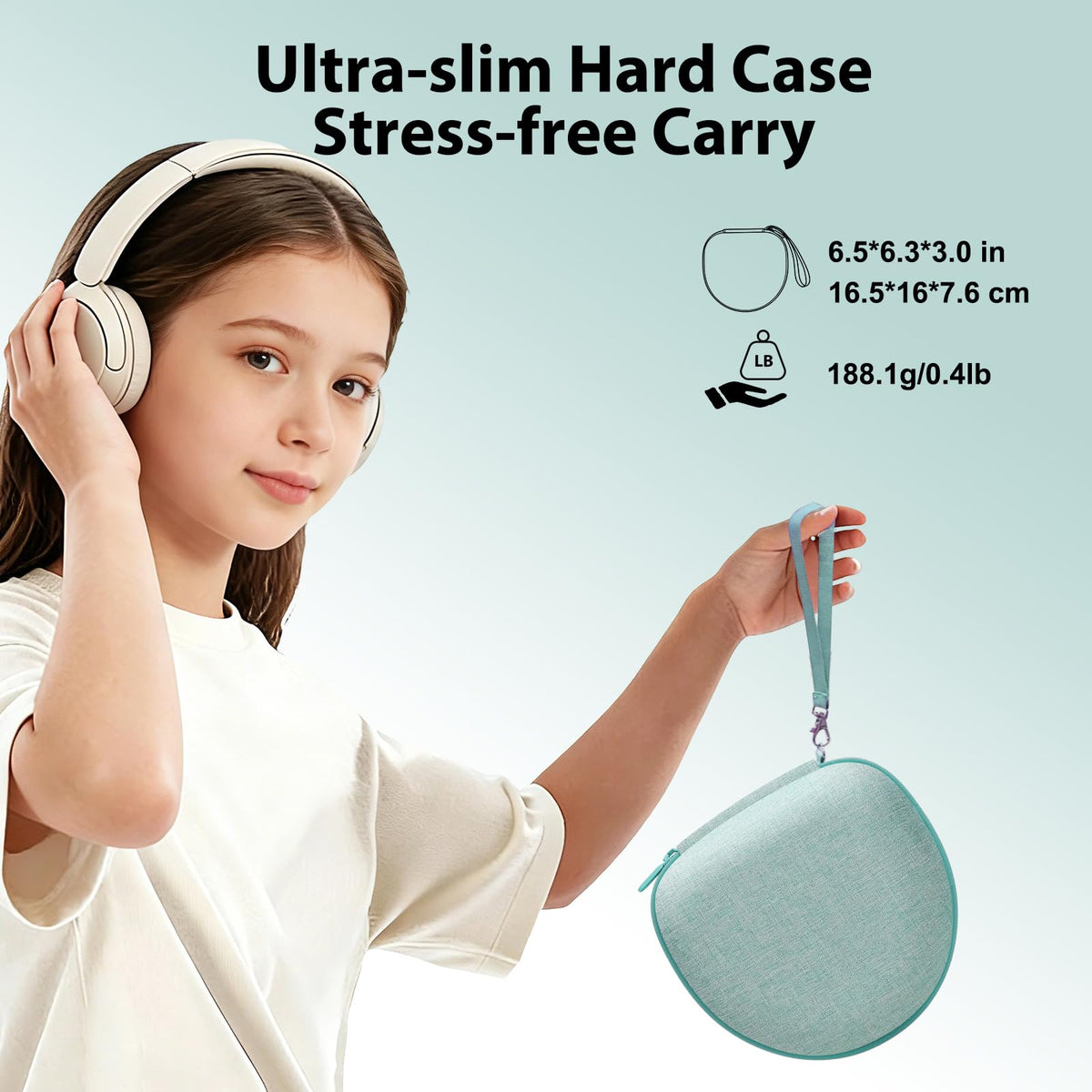XANAD kids headphones case waterproof and shockproof for active kids