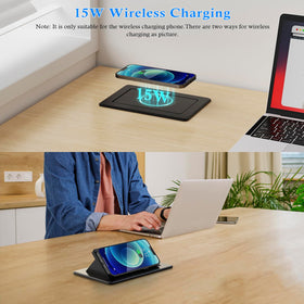 XBA top wireless charging pad demonstrating cableless charging convenience