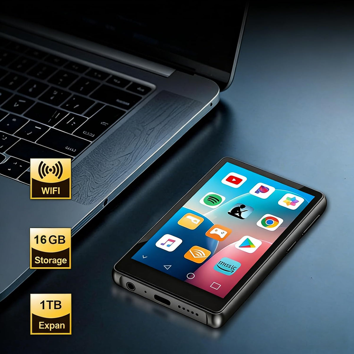 XBENDON next to credit card demonstrating compact, pocketable size