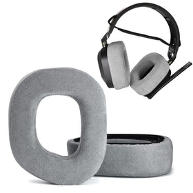 XBERSTAR Corsair HS80 ear pads replacement close-up highlighting thickened flannel for comfort