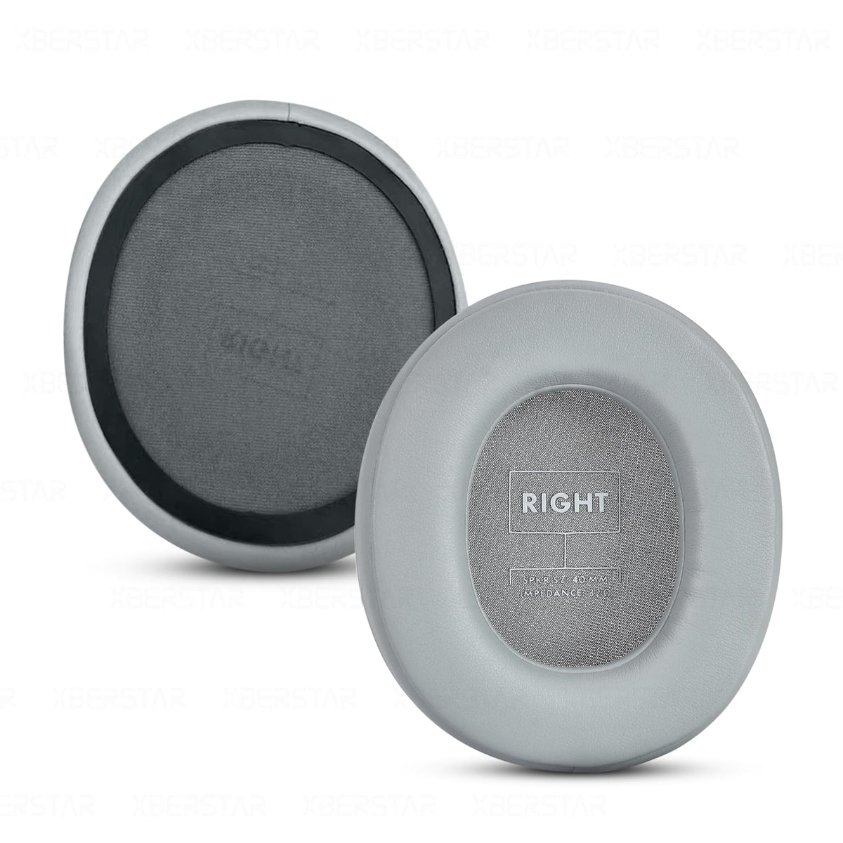 XBERSTAR front view of replacement earpads showing fit and color for comfort