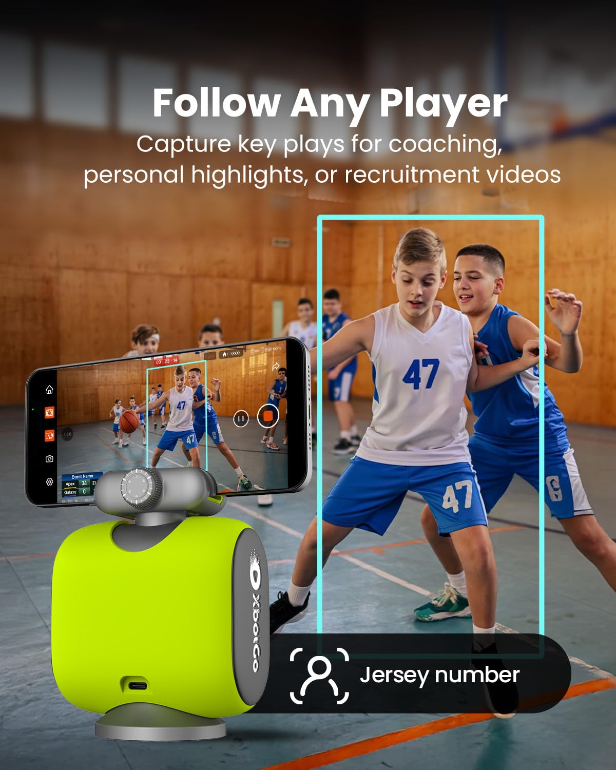 XbotGo Chameleon AI photographer mode delivers automatic tracking.