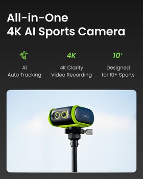 XbotGo Falcon AI tracking players on sideline.