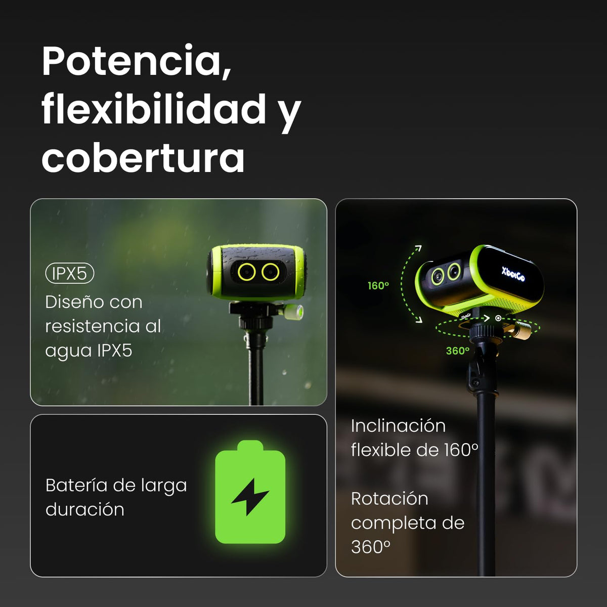 XbotGo Falcon cloud and microSD storage offers flexible footage options