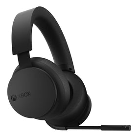 Xbox 2024 wireless headset carbon black earcups closeup for extended comfort.