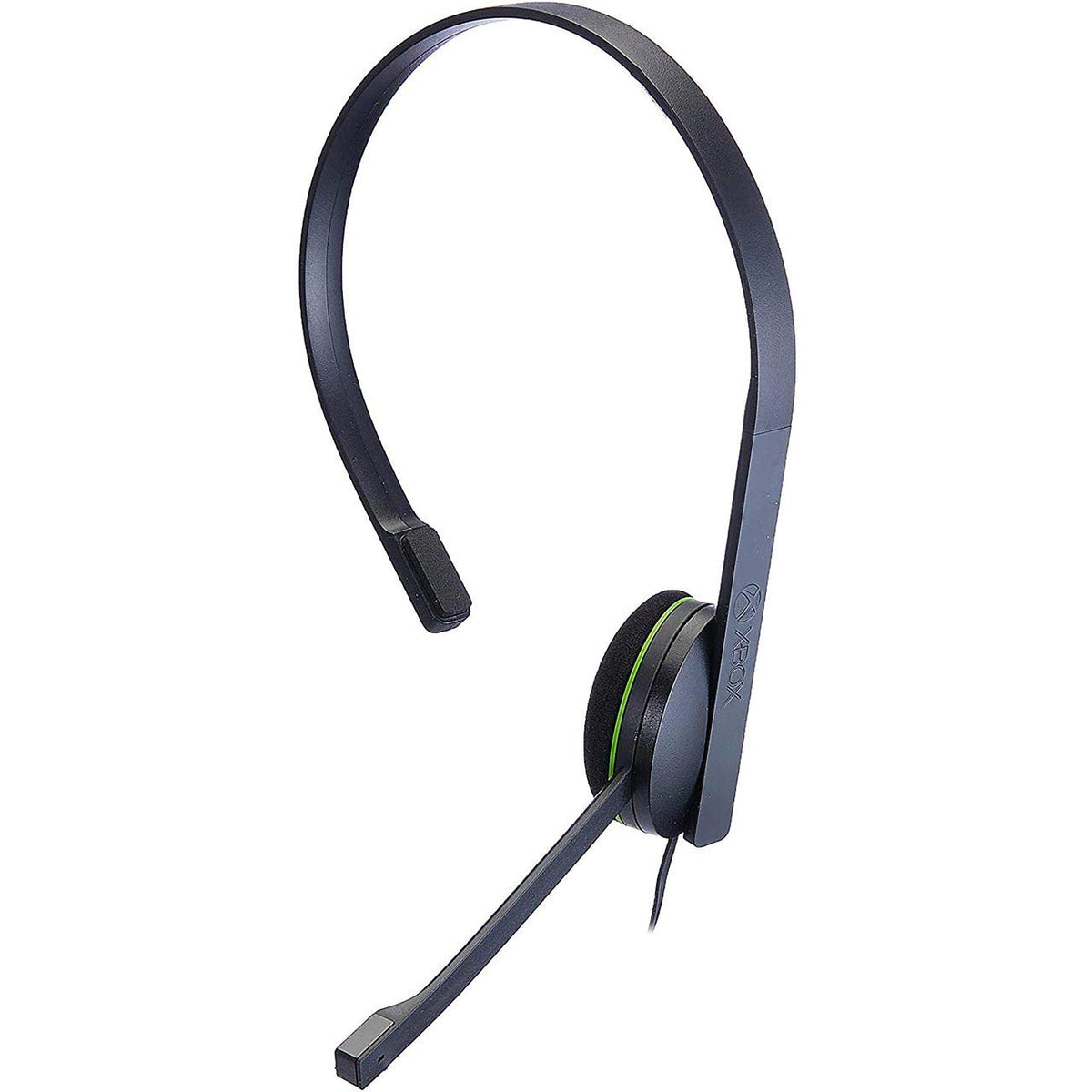 Xbox chat headset front view showing compact design and controller connection benefit