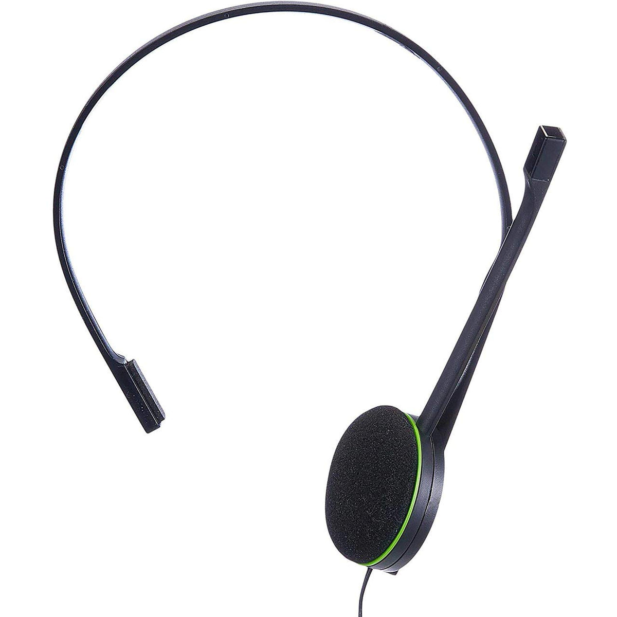 Xbox chat headset microphone closeup with flexible boom for clearer voice capture