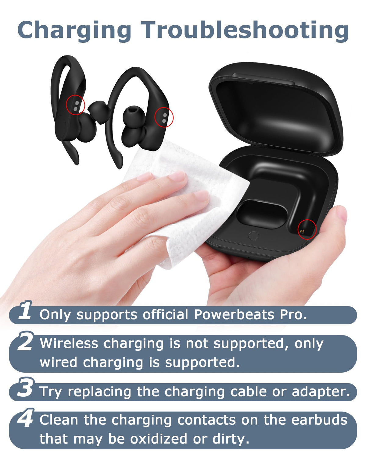 XCZNAGS case connected to USB while charging to demonstrate fast recharge benefit