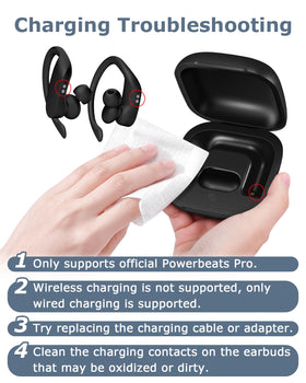 XCZNAGS case connected to USB while charging to demonstrate fast recharge benefit