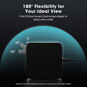 XDOAPKLK 7.5ft power cable enables flexible desk setup