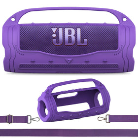 XEGIMOR front view of purple Flip 7 case showing snug fit and style benefit