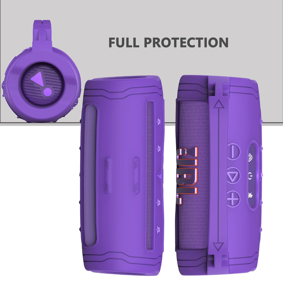 XEGIMOR built-in silicone handle detail for easy carrying and secure hold