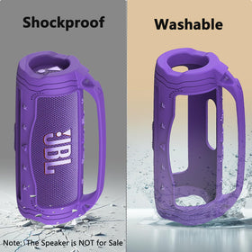 XEGIMOR case on speaker inside backpack illustrating travel protection benefit