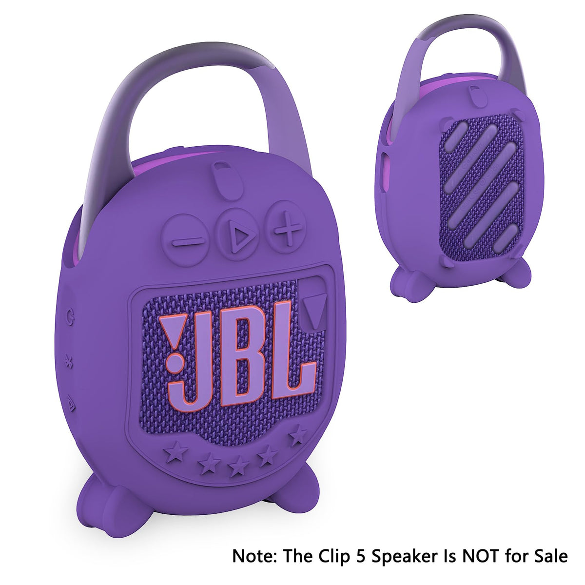 XEGIMOR JBL Clip 5 port opening in purple for charging without removal