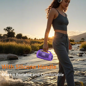 XEGIMOR adjustable shoulder strap attached showing hands-free portability benefit