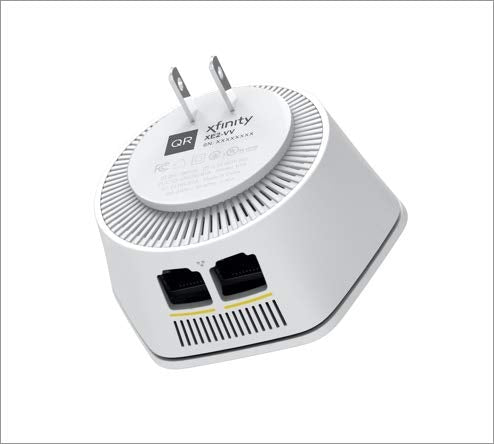 Xfinity XE2-SG XFI Pod in-use demonstrates mesh network across rooms