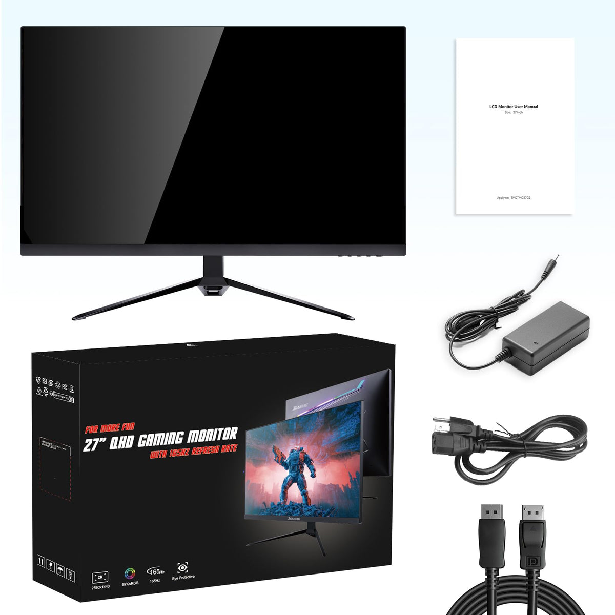XGaming VESA-ready mount with RGB lighting for flexible placement.