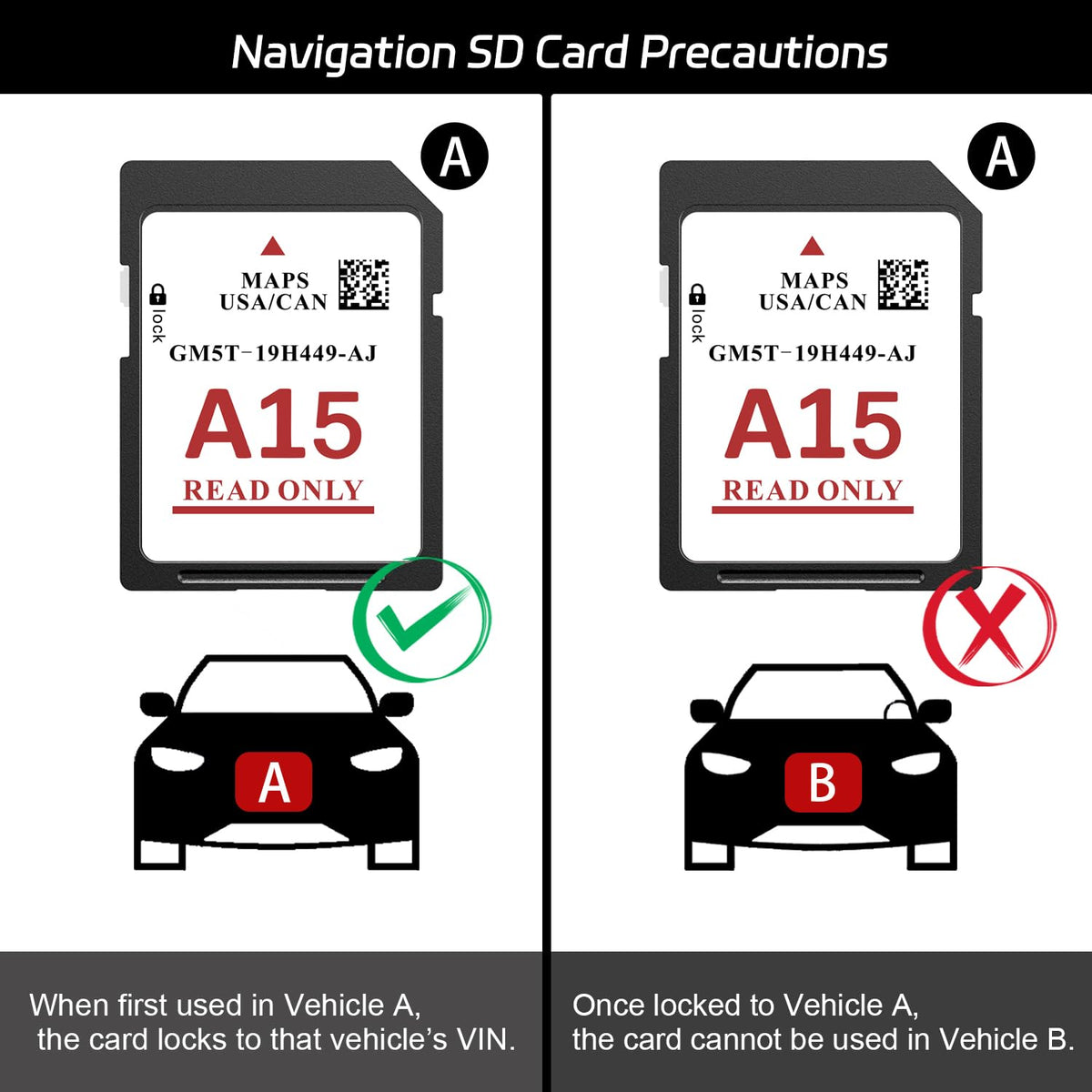 XGEEK A15 SD Card Lincoln navigation models supported for updates.