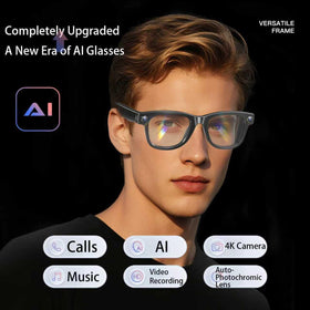 XHABXKP Q6 lenses shifting tint, showing photochromic protection outdoors benefit