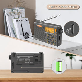 XHDATA R108 LCD display showing temperature and signal information for better placement.