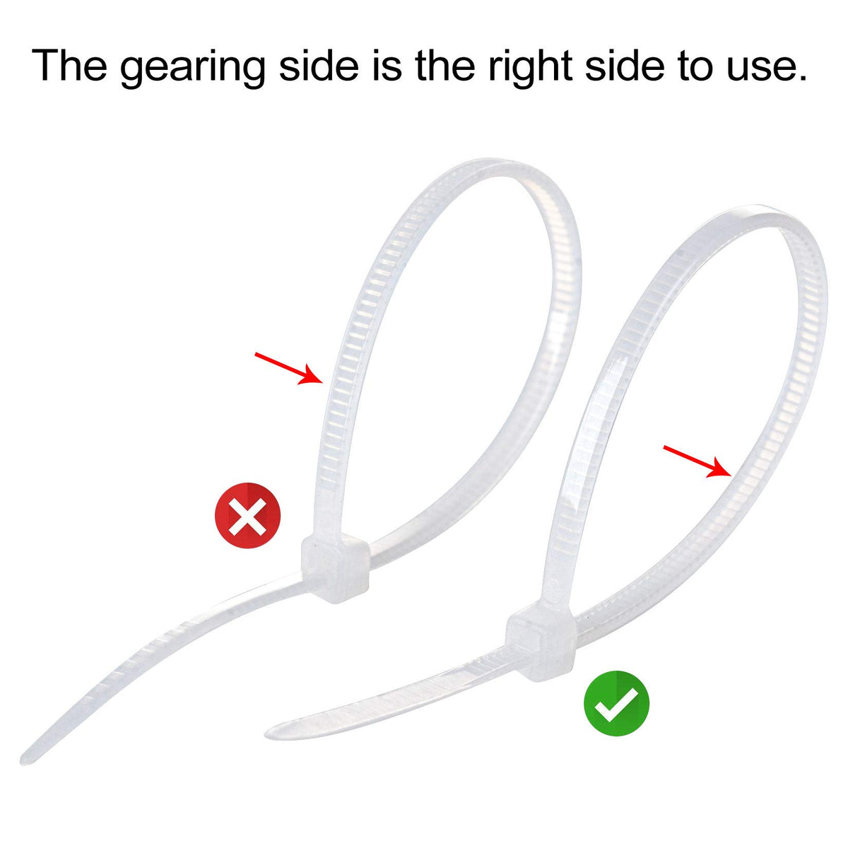 XHF back glue zip tie mount close up showing strong adhesion