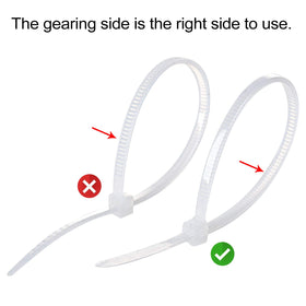 XHF back glue zip tie mount close up showing strong adhesion