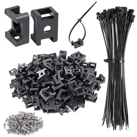 XHF saddle-type cable tie base for secure indoor cable routing