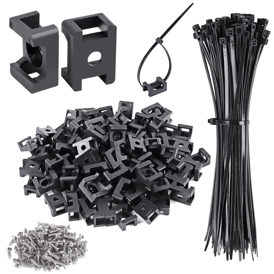 XHF saddle-type cable tie base for secure indoor cable routing